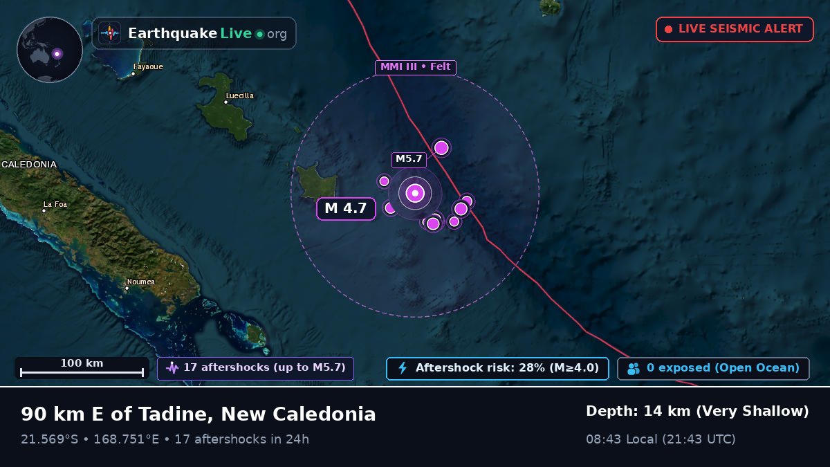 South Pacific Ocean (New Caledonia)