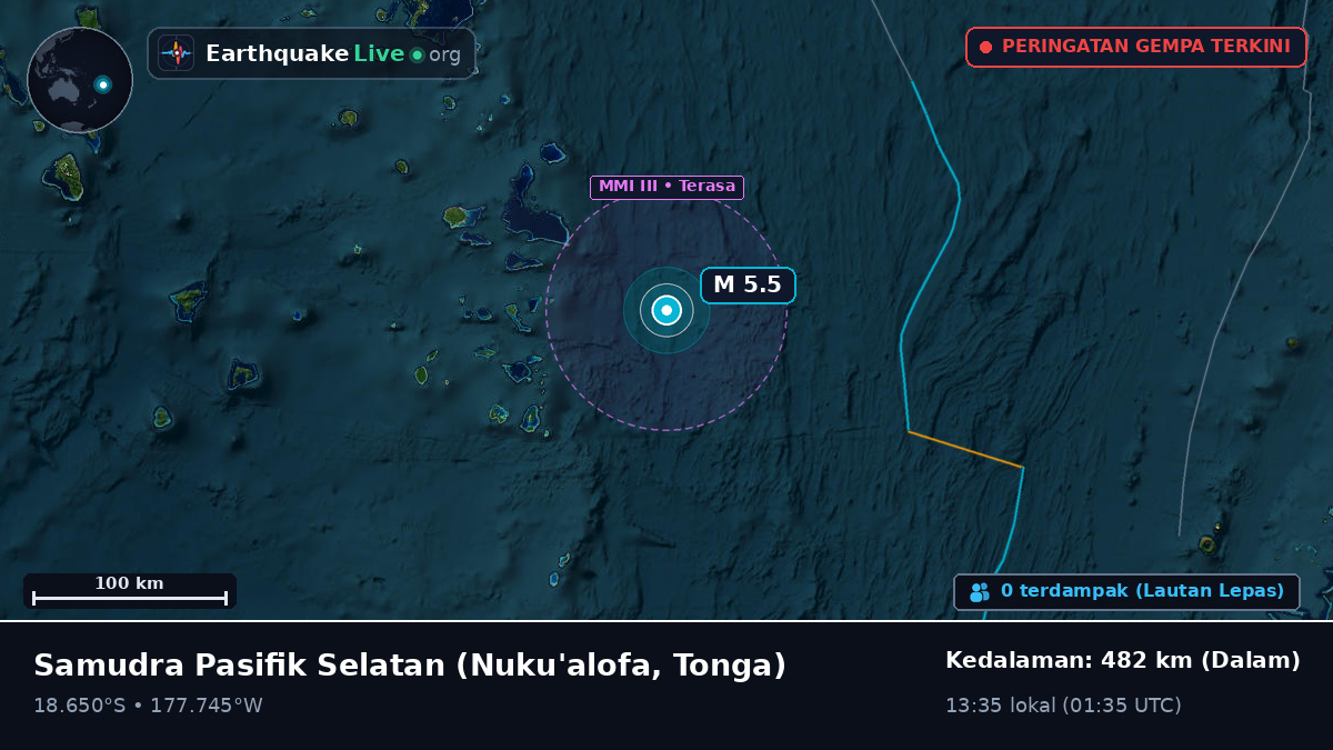Samudra Pasifik Selatan (Tonga)