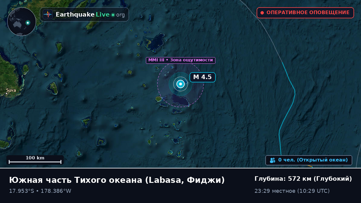 Южная часть Тихого океана (Фиджи)