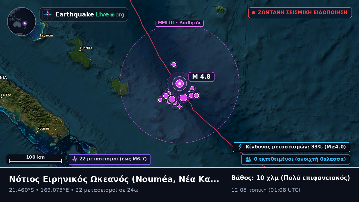 Νότιος Ειρηνικός Ωκεανός (Νέα Καληδονία)