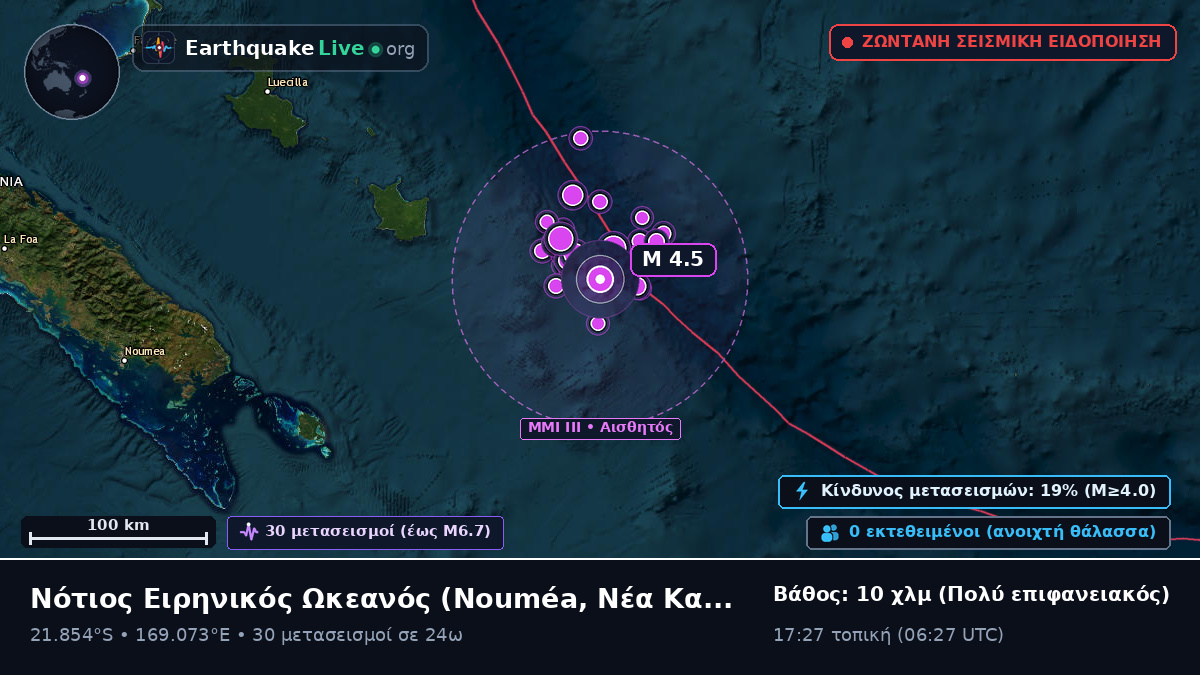 Νότιος Ειρηνικός Ωκεανός (Νέα Καληδονία)