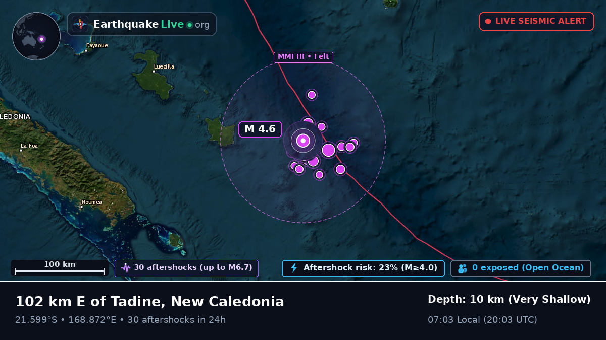 South Pacific Ocean (New Caledonia)