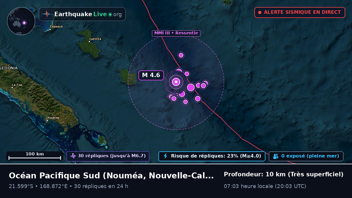 Océan Pacifique Sud (Nouvelle-Calédonie)
