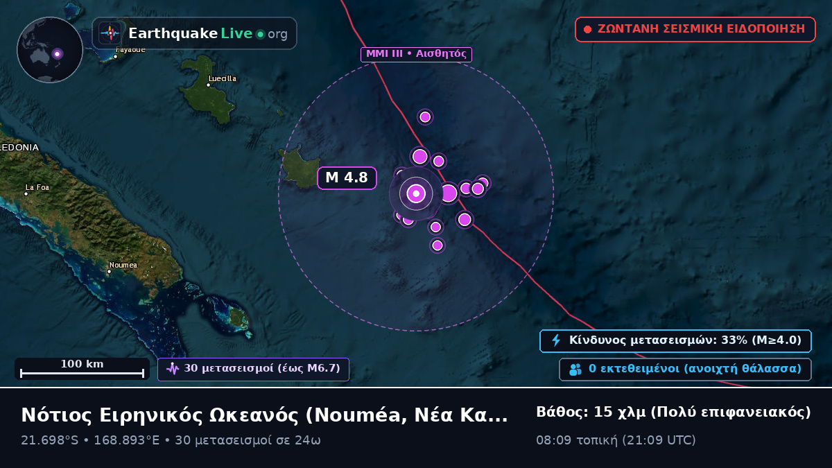Νότιος Ειρηνικός Ωκεανός (Νέα Καληδονία)