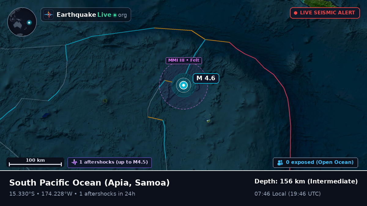 South Pacific Ocean (Samoa)