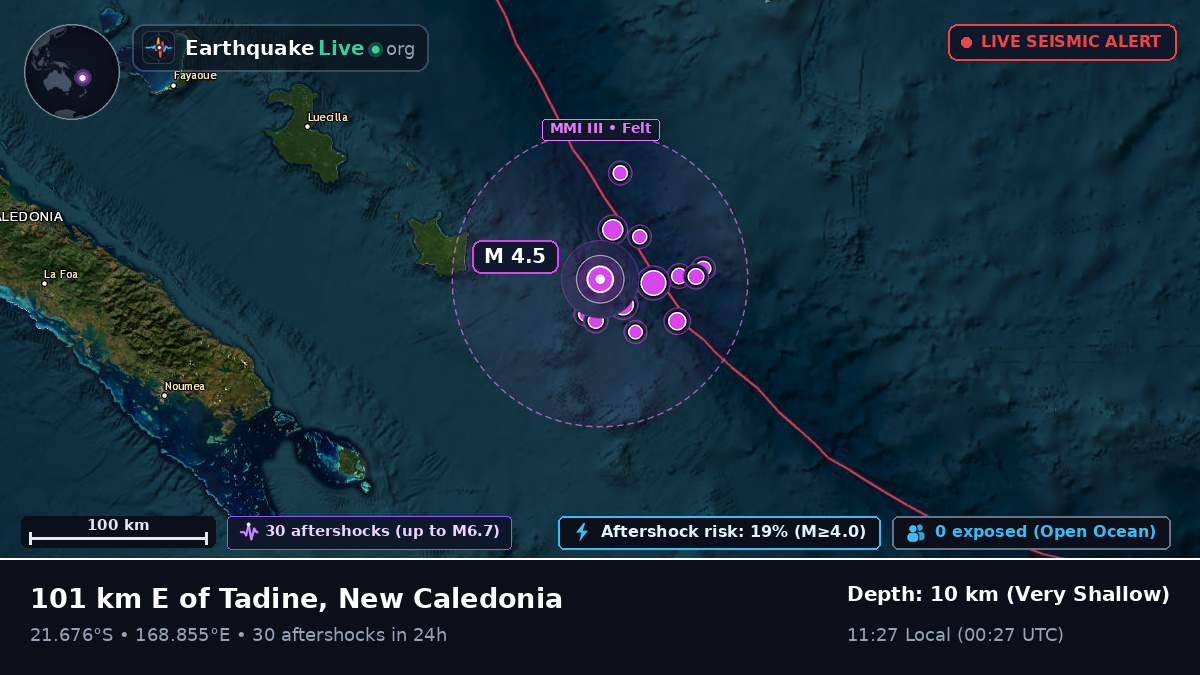 South Pacific Ocean (New Caledonia)