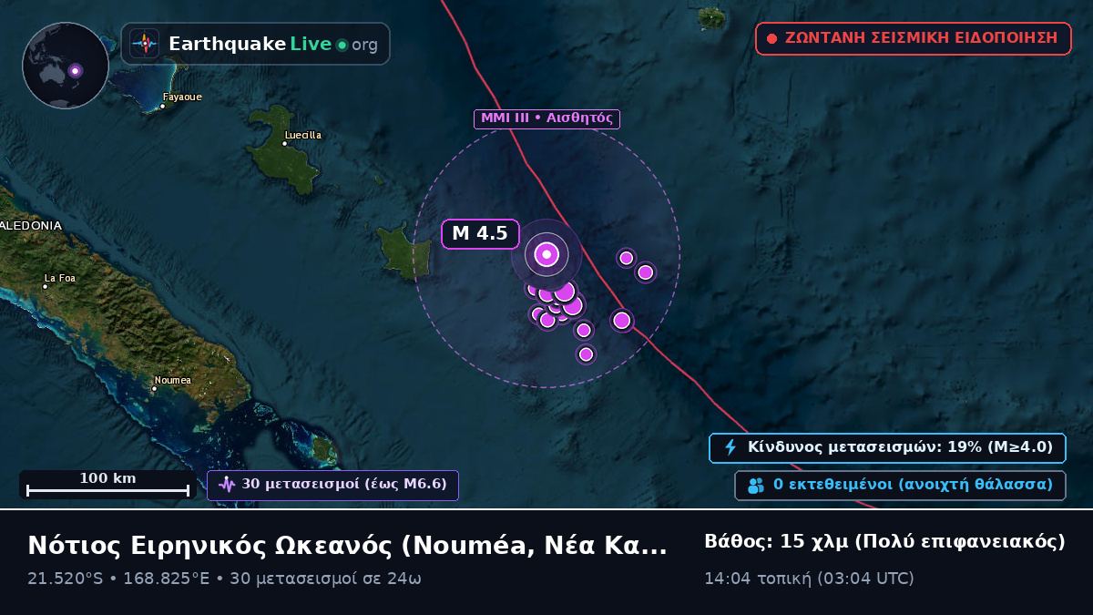 Νότιος Ειρηνικός Ωκεανός (Νέα Καληδονία)