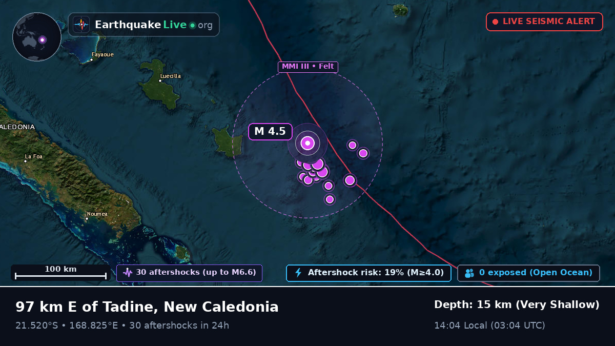 South Pacific Ocean (New Caledonia)