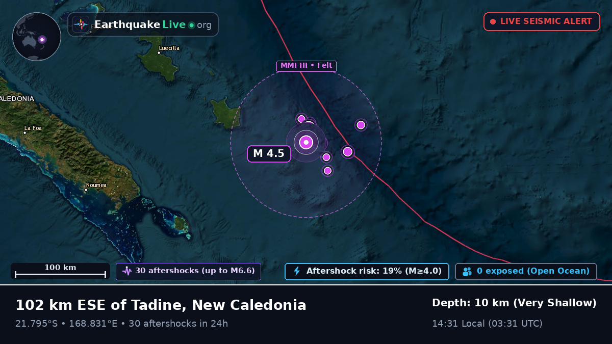 South Pacific Ocean (New Caledonia)