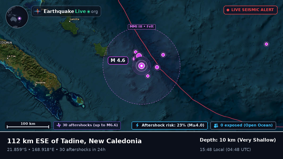 South Pacific Ocean (New Caledonia)