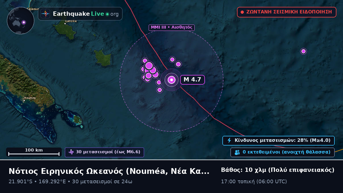 Νότιος Ειρηνικός Ωκεανός (Νέα Καληδονία)