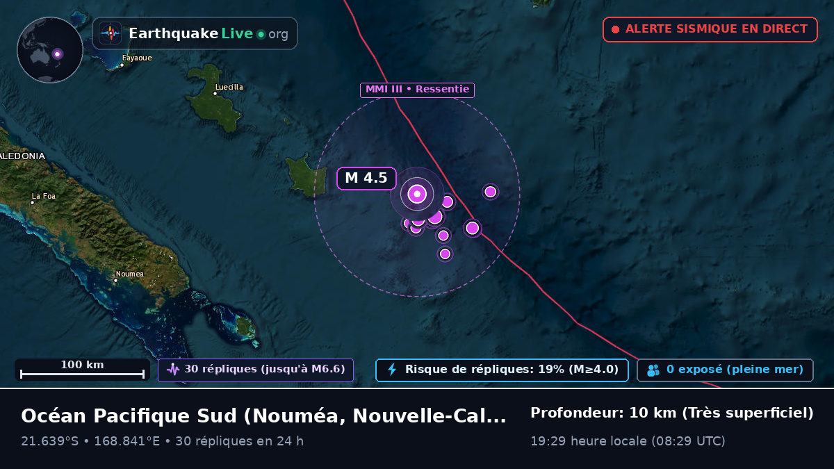 Océan Pacifique Sud (Nouvelle-Calédonie)