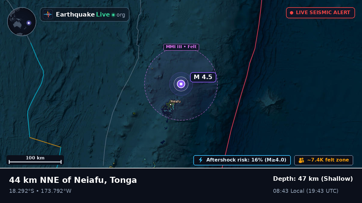 Off the coast of Neiafu, Tonga