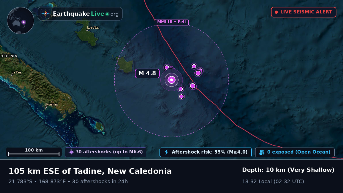 South Pacific Ocean (New Caledonia)