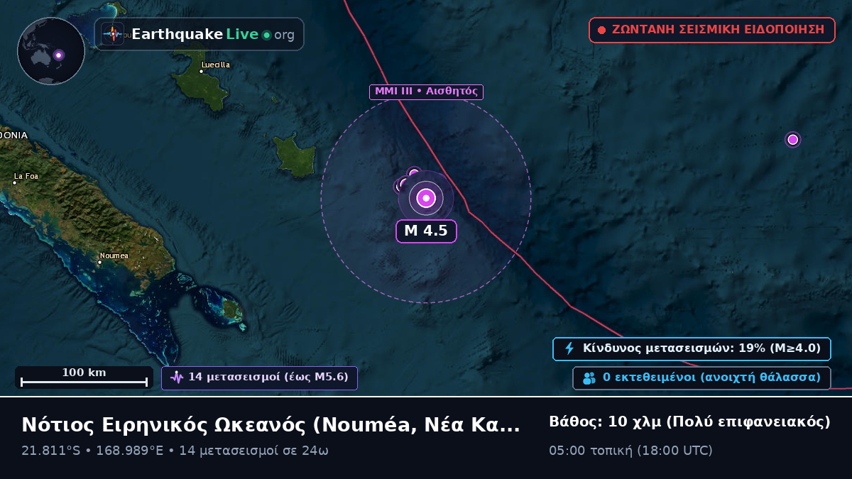 Νότιος Ειρηνικός Ωκεανός (Νέα Καληδονία)