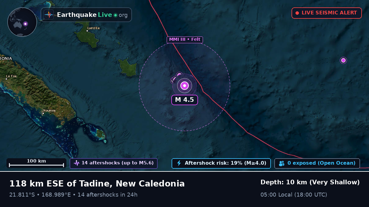 South Pacific Ocean (New Caledonia)