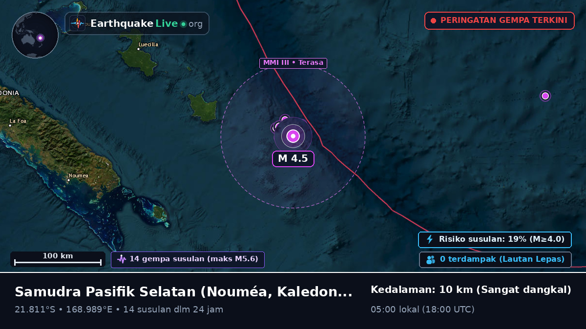 Samudra Pasifik Selatan (Kaledonia Baru)