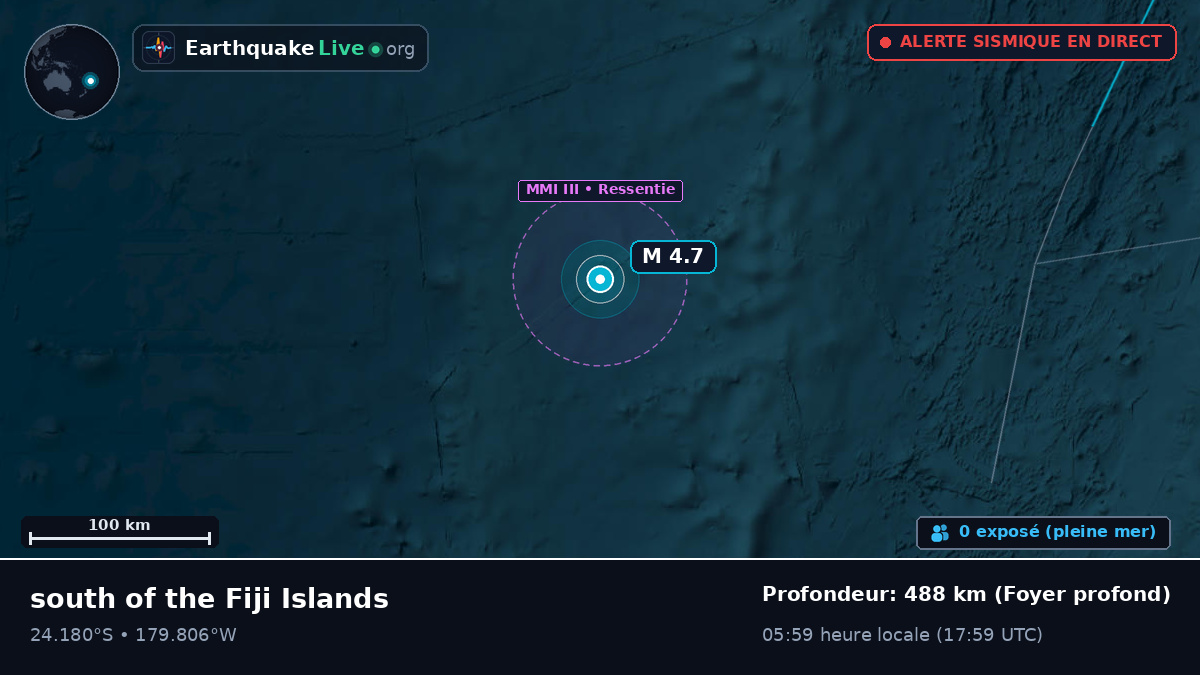 Océan Pacifique Sud (Tonga)