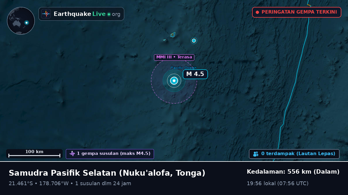 Samudra Pasifik Selatan (Tonga)
