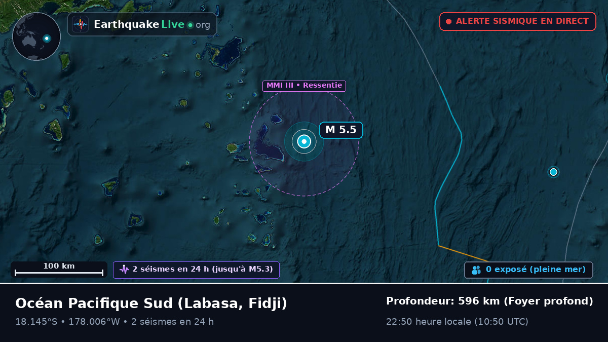 Océan Pacifique Sud (Fidji)