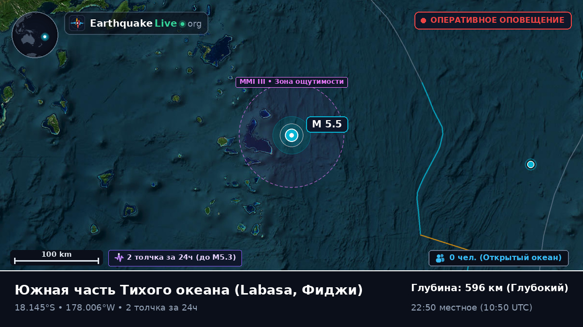 Южная часть Тихого океана (Фиджи)