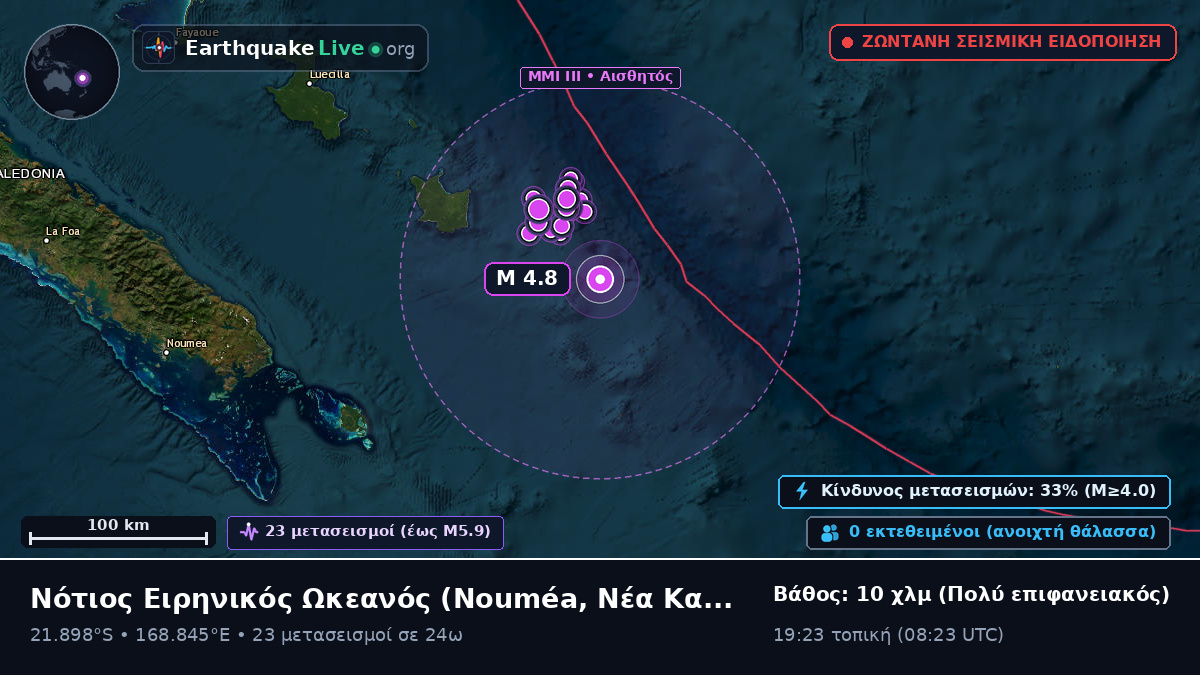 Νότιος Ειρηνικός Ωκεανός (Νέα Καληδονία)