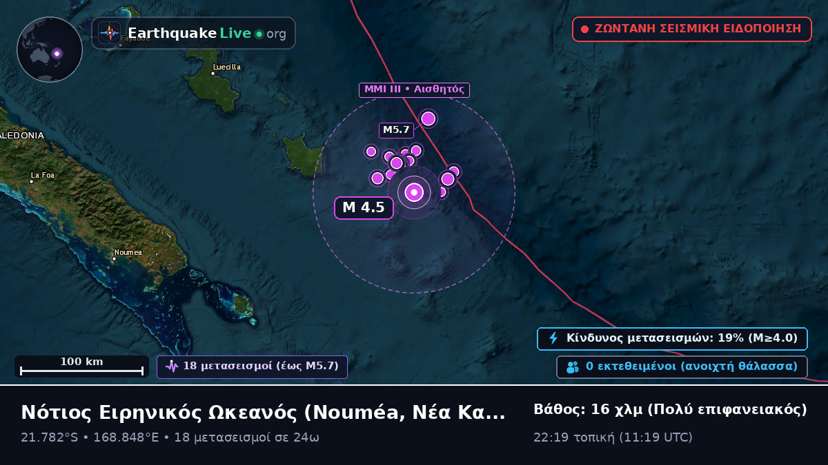 Νότιος Ειρηνικός Ωκεανός (Νέα Καληδονία)