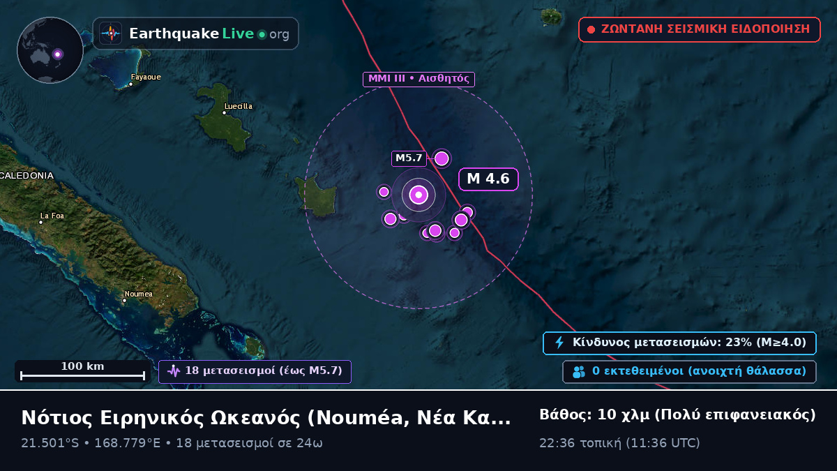 Νότιος Ειρηνικός Ωκεανός (Νέα Καληδονία)