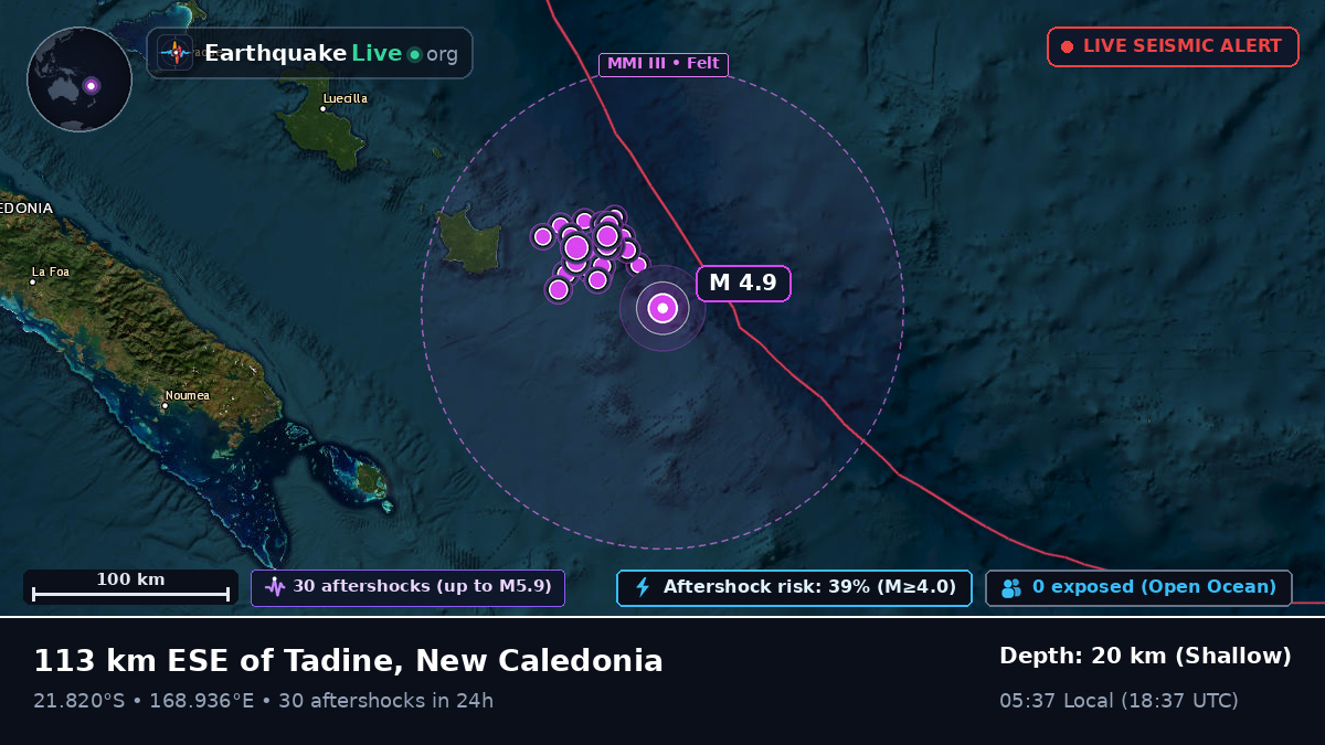South Pacific Ocean (New Caledonia)