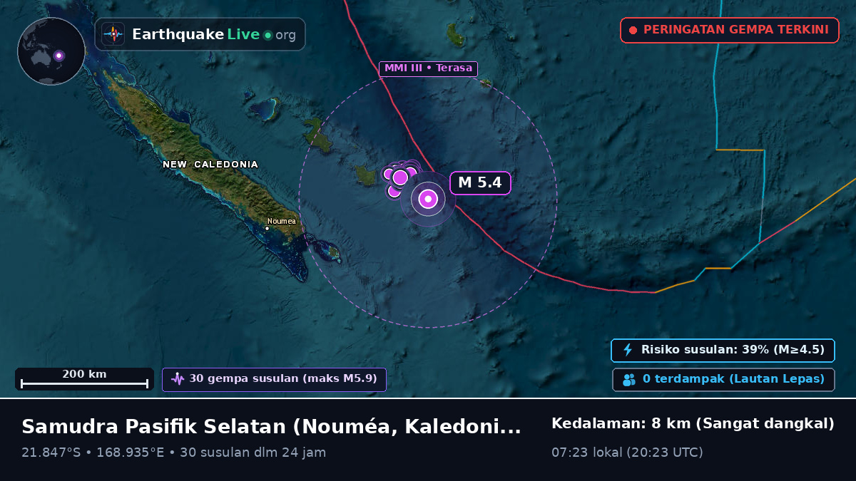 Samudra Pasifik Selatan (Kaledonia Baru)