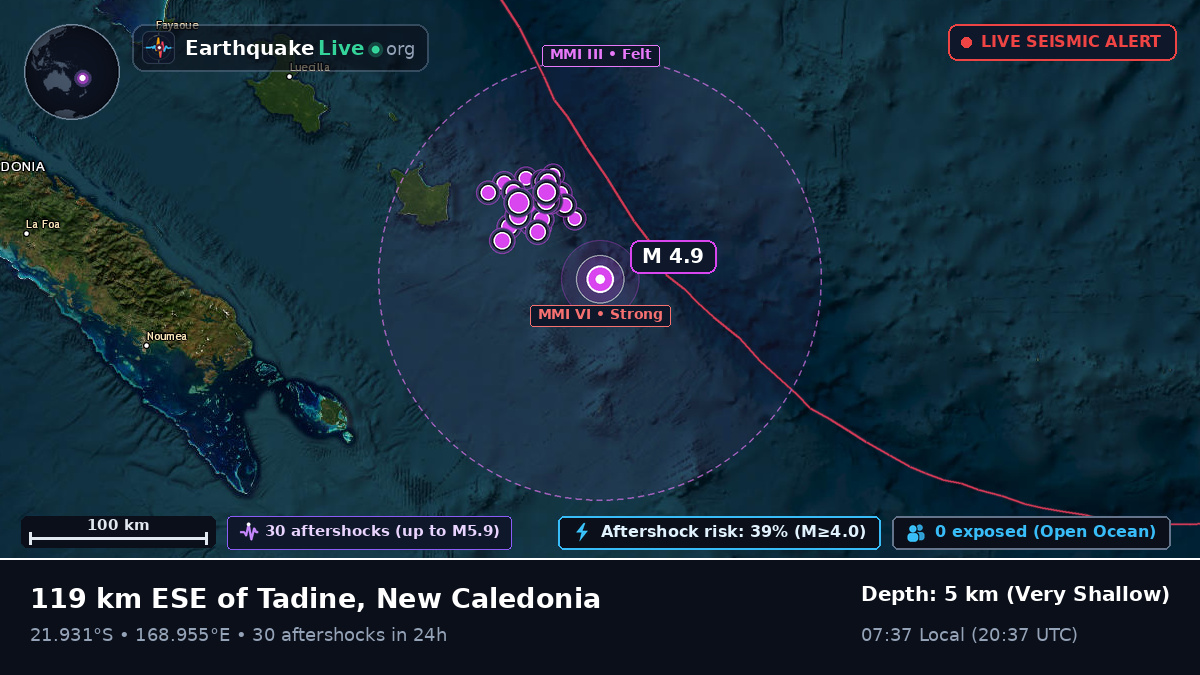South Pacific Ocean (New Caledonia)