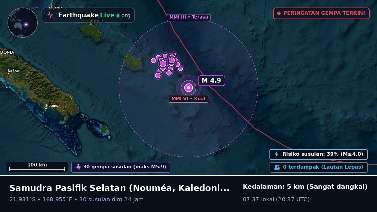 Samudra Pasifik Selatan (Kaledonia Baru)