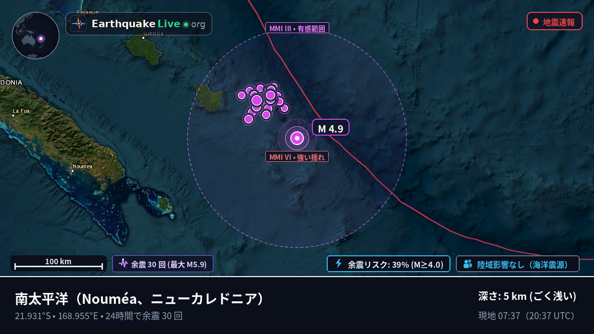 南太平洋 (ニューカレドニア)