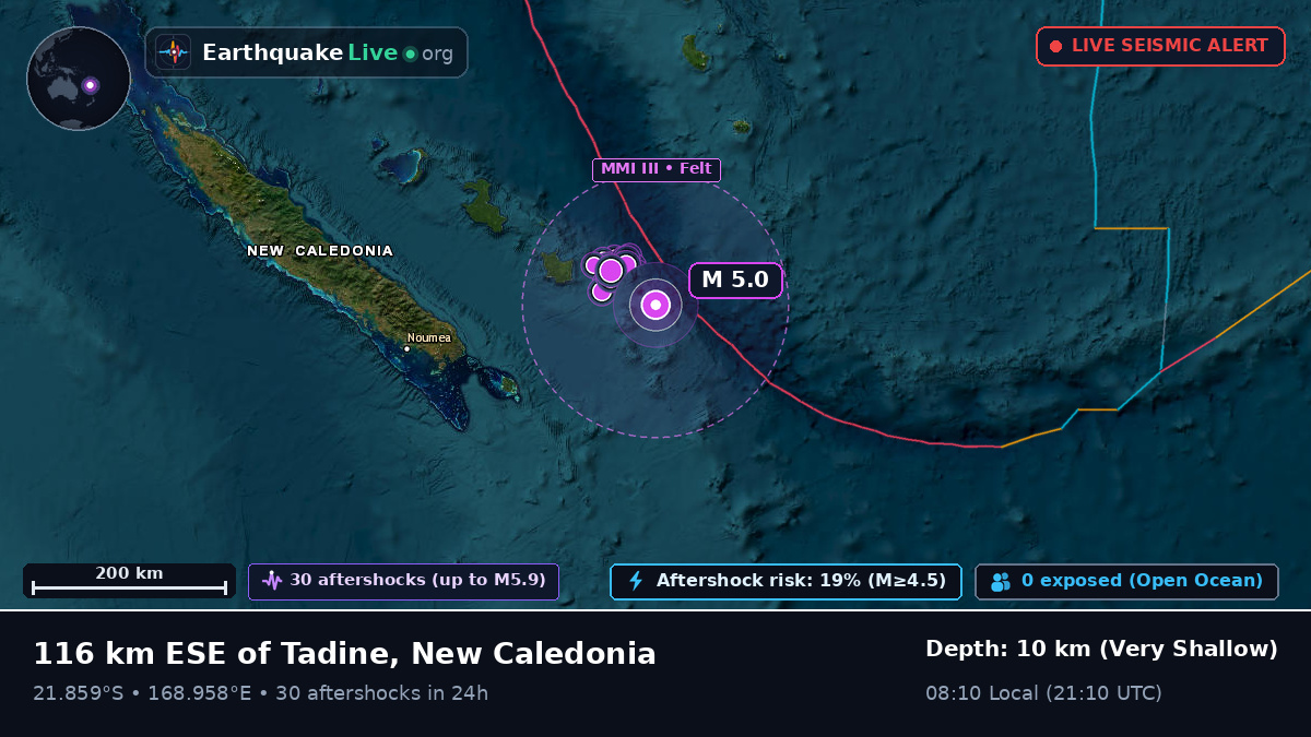 South Pacific Ocean (New Caledonia)
