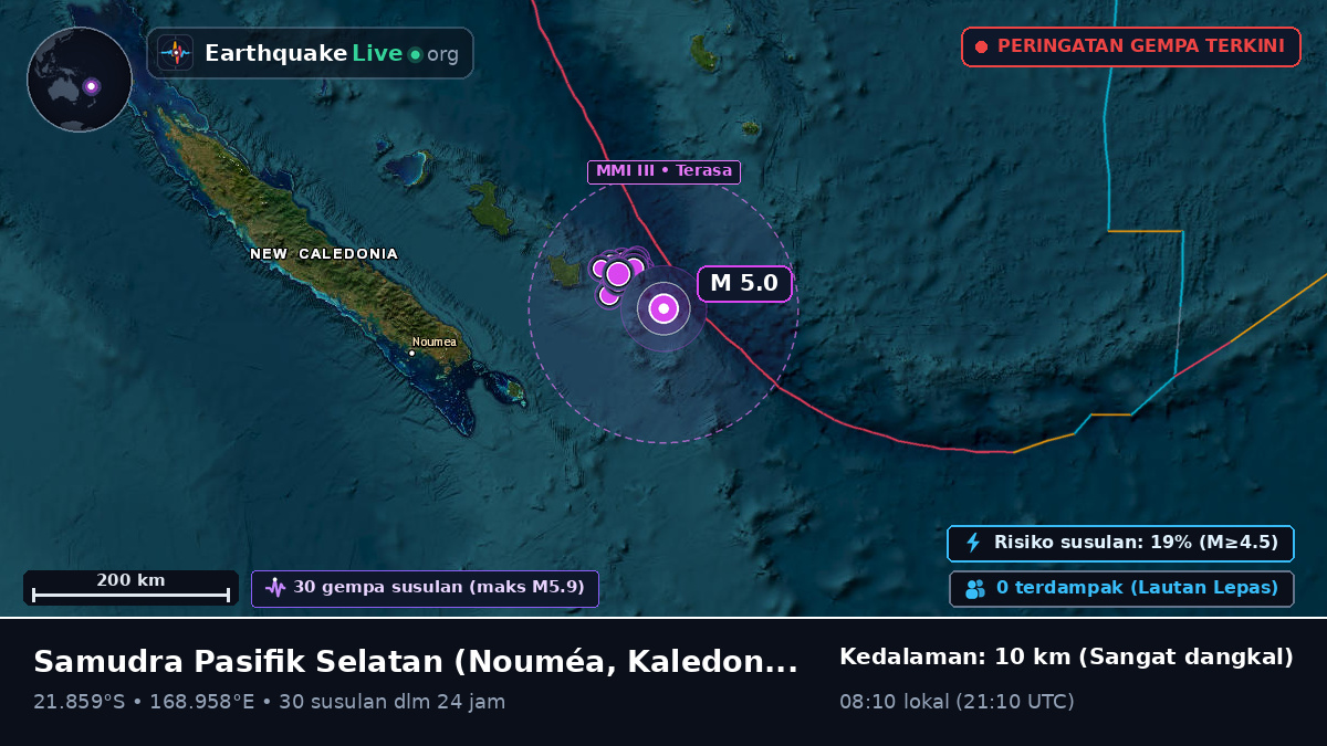 Samudra Pasifik Selatan (Kaledonia Baru)