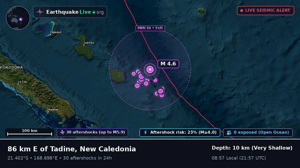 South Pacific Ocean (New Caledonia)