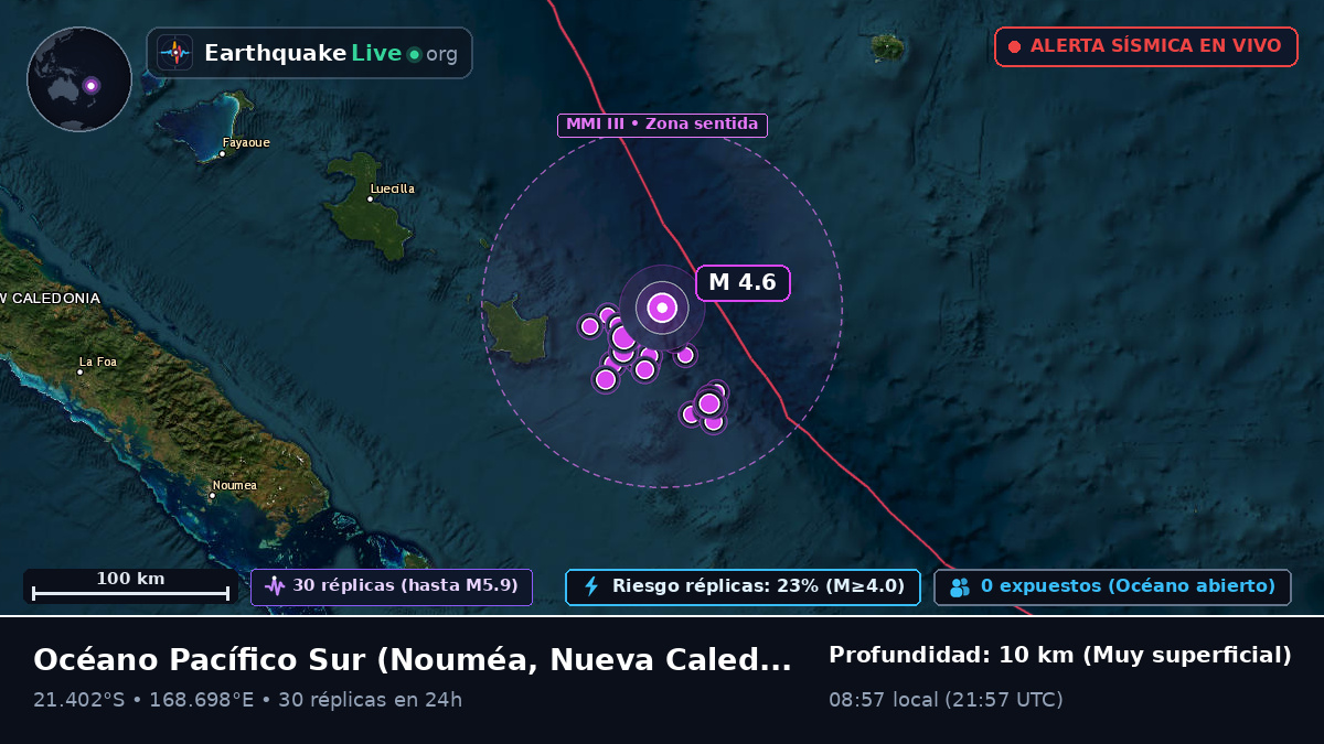 Océano Pacífico Sur (Nueva Caledonia)