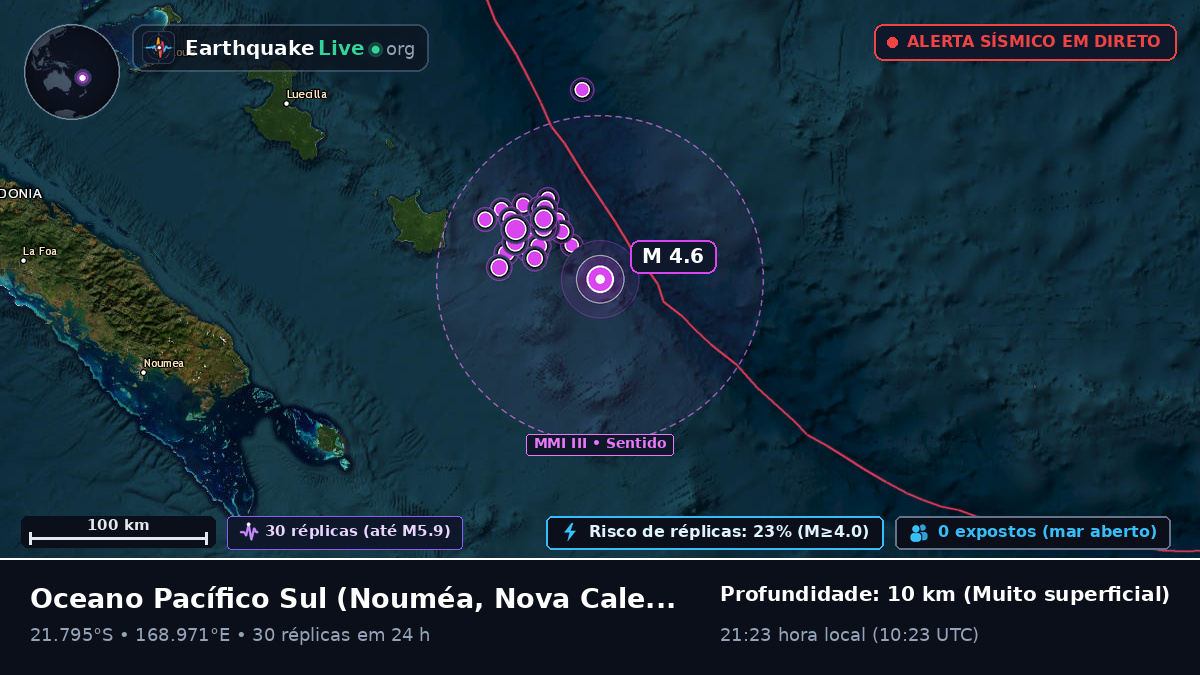 Oceano Pacífico Sul (Nova Caledónia)