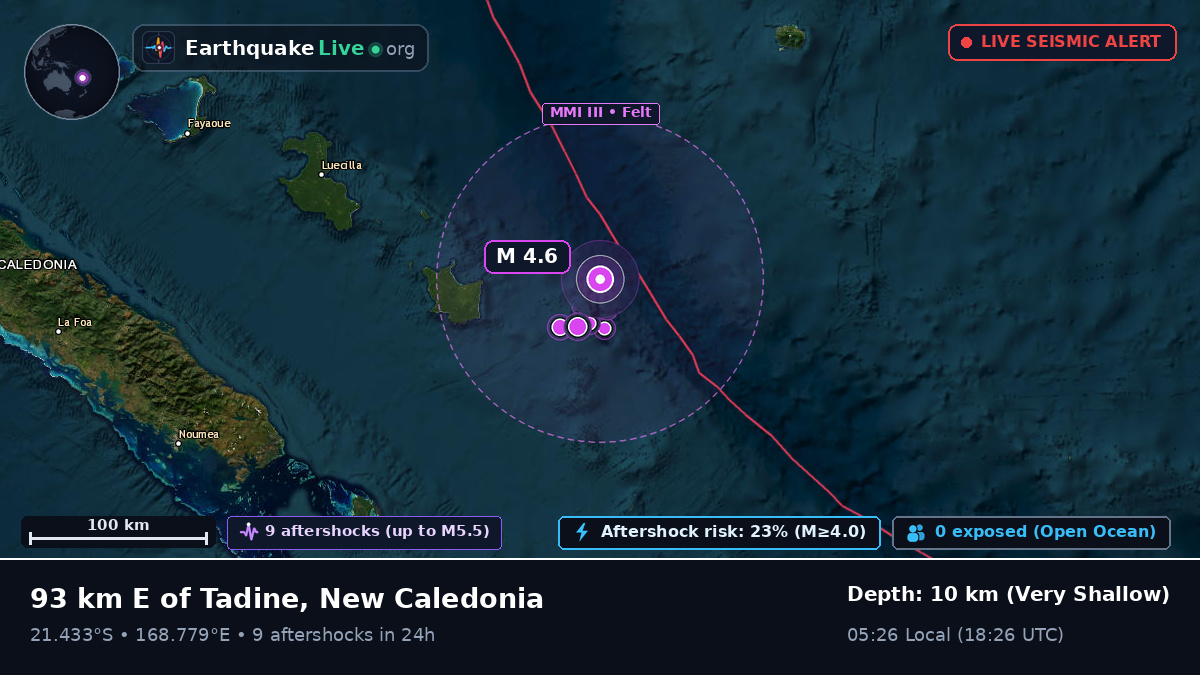 South Pacific Ocean (New Caledonia)