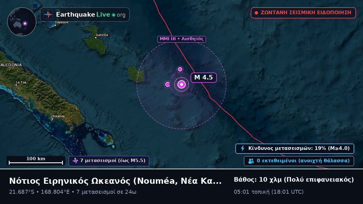 Νότιος Ειρηνικός Ωκεανός (Νέα Καληδονία)