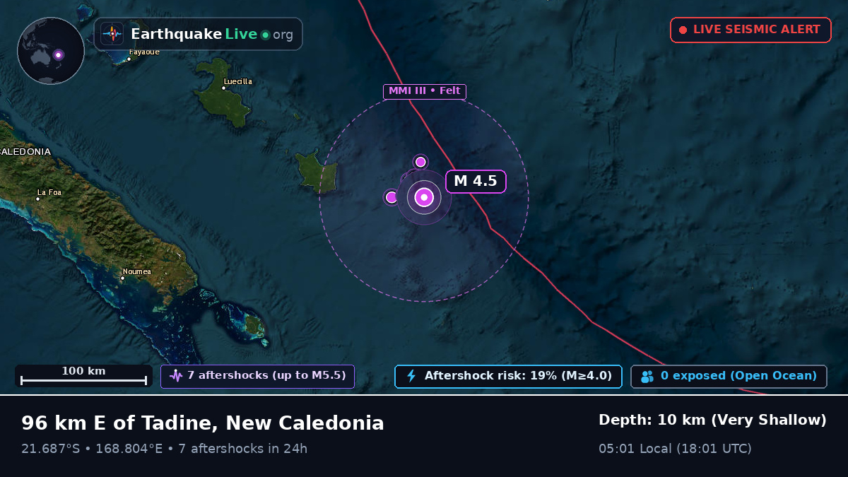 South Pacific Ocean (New Caledonia)