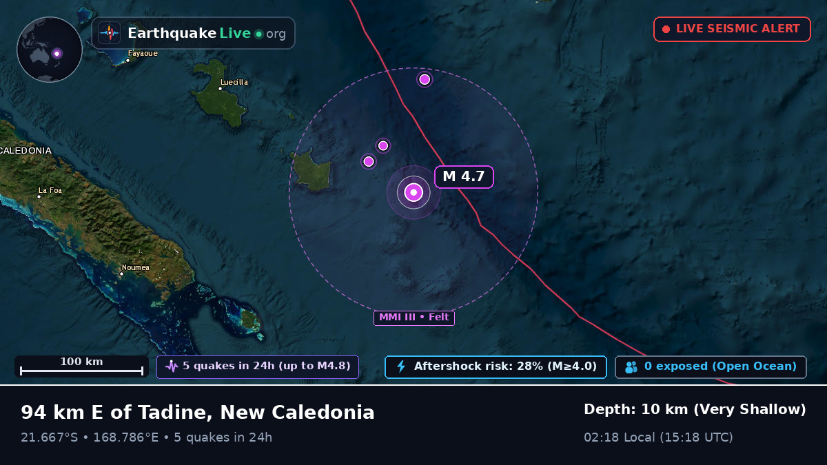 South Pacific Ocean (New Caledonia)