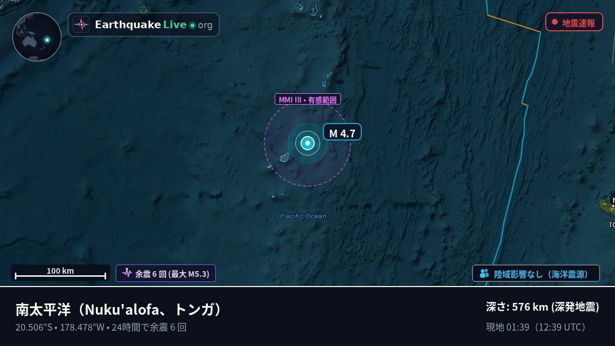 南太平洋 (トンガ)