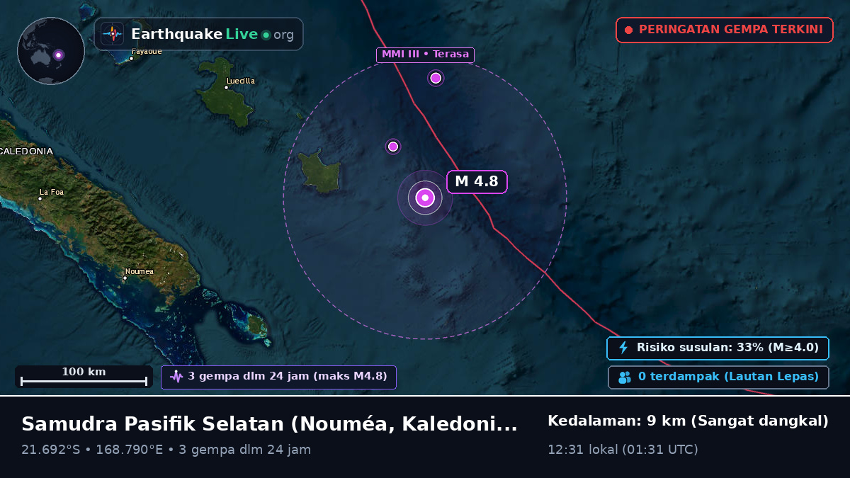 Samudra Pasifik Selatan (Kaledonia Baru)