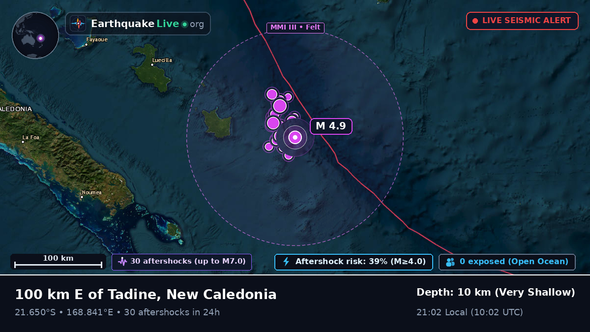 South Pacific Ocean (New Caledonia)