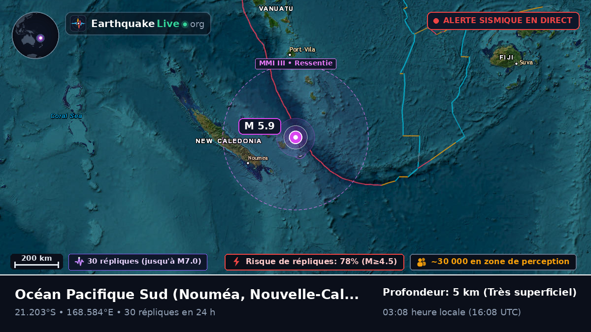 Océan Pacifique Sud (Nouvelle-Calédonie)