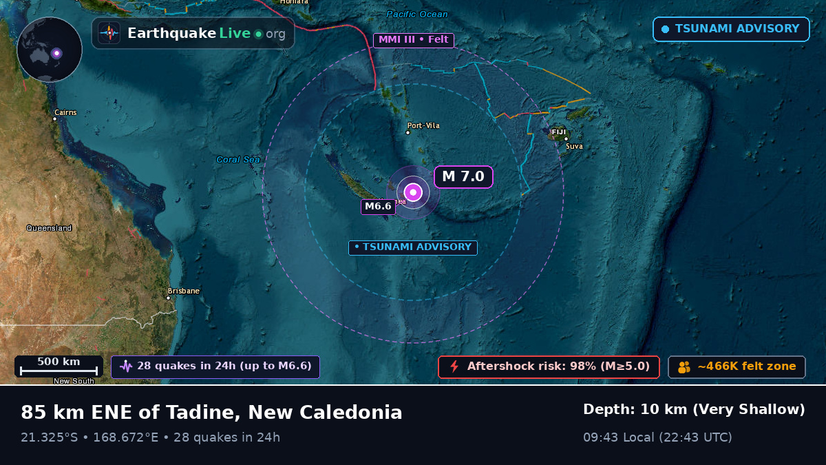 South Pacific Ocean (New Caledonia)