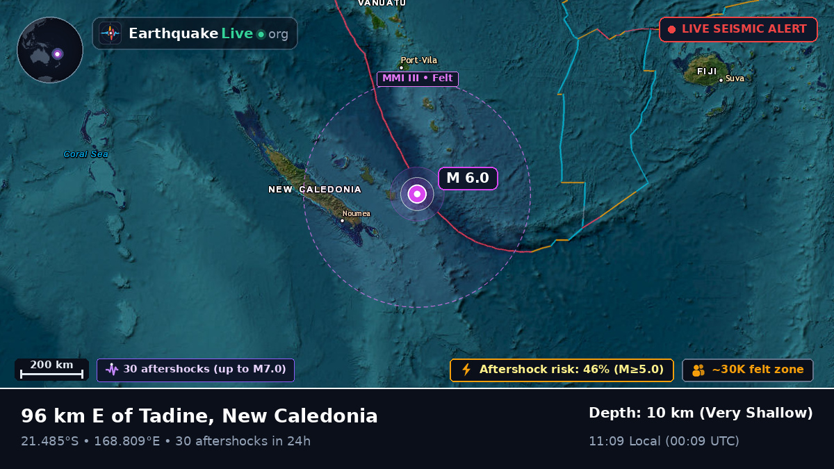 South Pacific Ocean (New Caledonia)