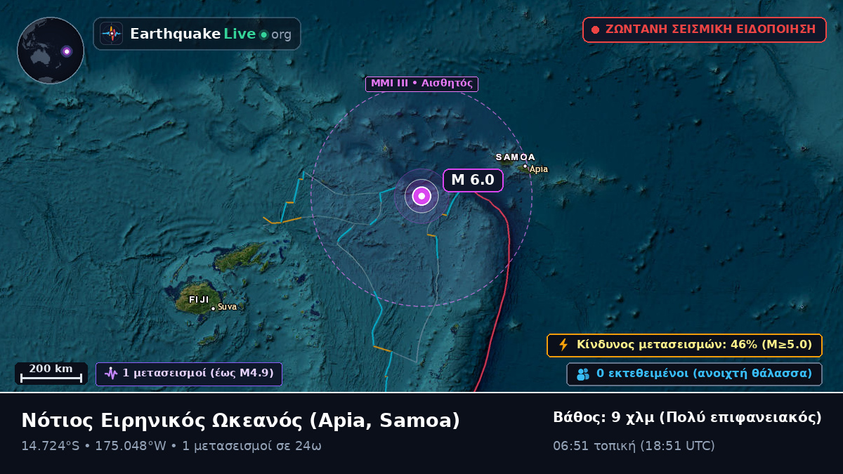 Νότιος Ειρηνικός Ωκεανός (Samoa)
