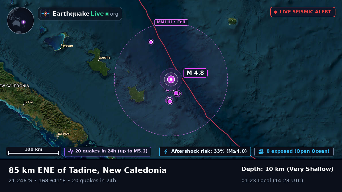 South Pacific Ocean (New Caledonia)